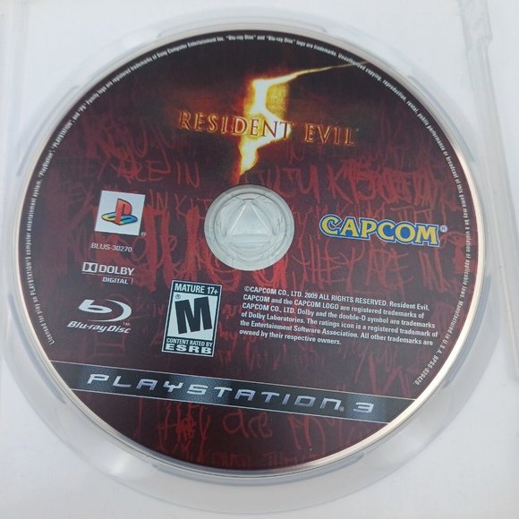 Resident Evil 5 (Sony PlayStation 3, 2009) PS3 CIB Complete Manual Tested - Picture 4 of 7